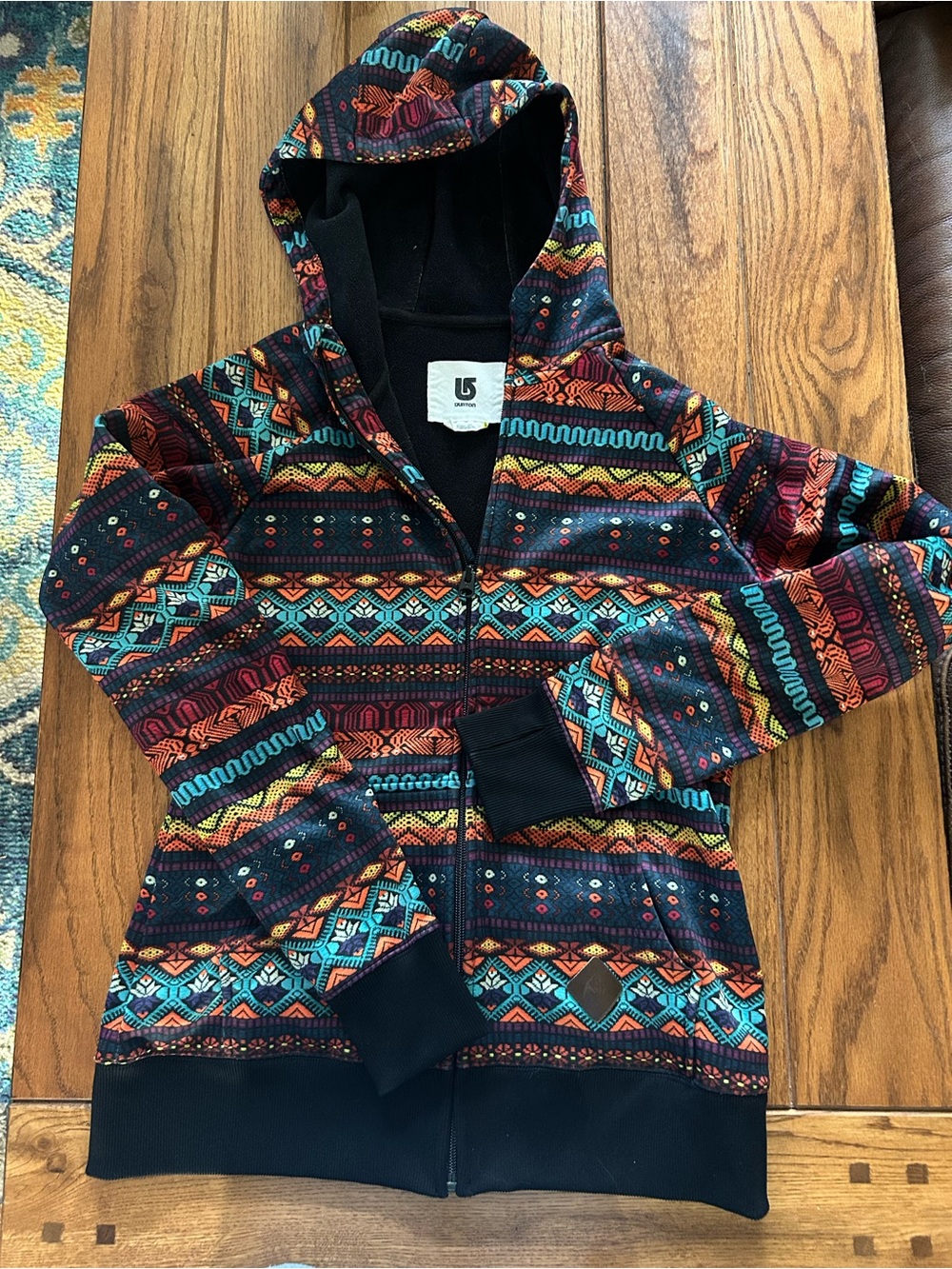 Burton women’s Multicolor Patterned Hoodie Jacket